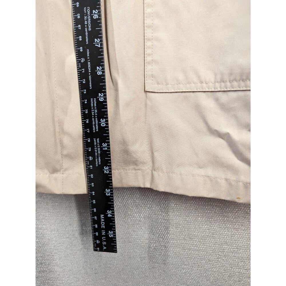London Fog Lined Coat Jacket 12 Reg Beige Plush Removable Lining -T0124 - Picture 5 of 6